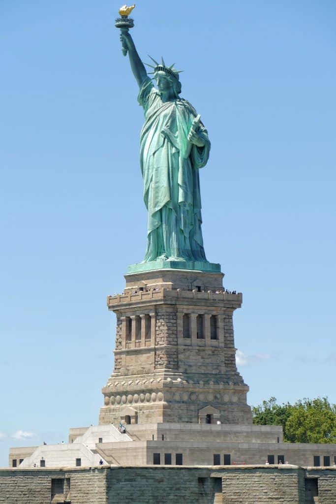 Independence day statue