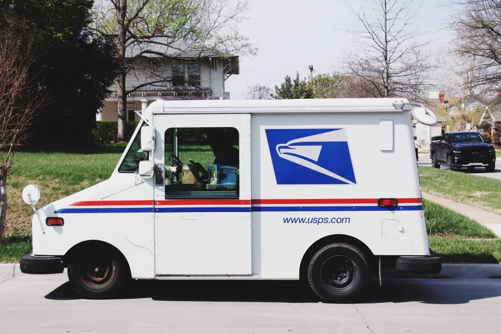 USPS Delivery van
