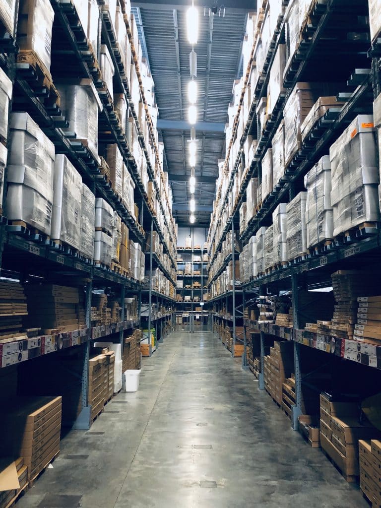Packages in warehouse